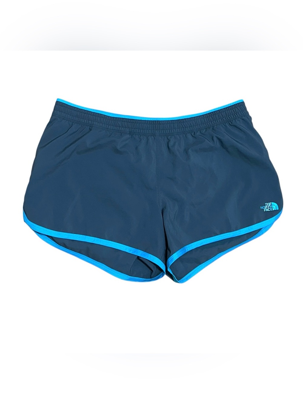 The North Face Women’s XL Running Shorts Black Blue Athletic EUC